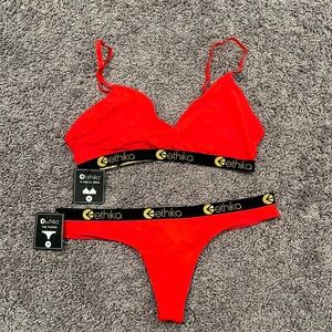ETHIKA WOMEN'S BRA AND PANTY SET